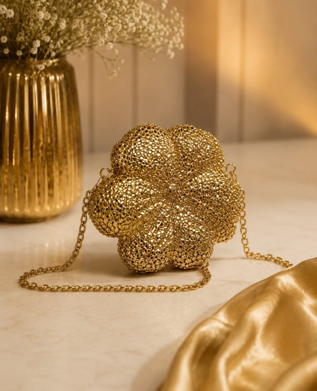Roselle Bloom Mini Clutch