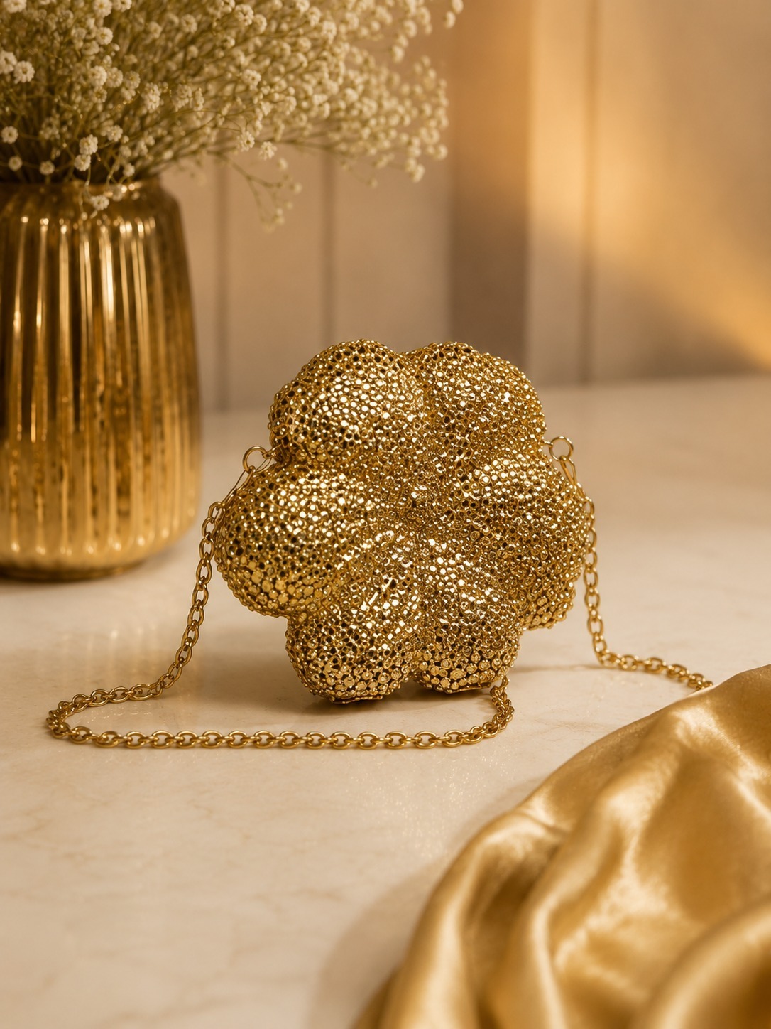 Roselle Bloom Mini Clutch